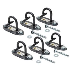 Anchor Gym Mini H1 Workout Wall Mount Steel Anchors - Home Gym